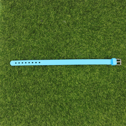 Solid Color Light Blue Silicone Wristband For Kids 2