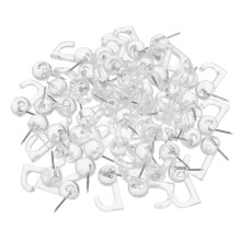 500 Pcs Clear Pushpin Hooks For Cork Board Bulletin Board Wall Photos