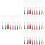 4 Sets Clear Acrylic Bookmarks Blank DIY With Tassels 8