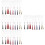 4 Sets Clear Acrylic Bookmarks Blank DIY With Tassels 9