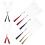 4 Sets Clear Acrylic Bookmarks Blank DIY With Tassels 2