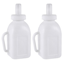 Set Lamb Feeding Bottles With Pacifiers For Calves And Small Animals