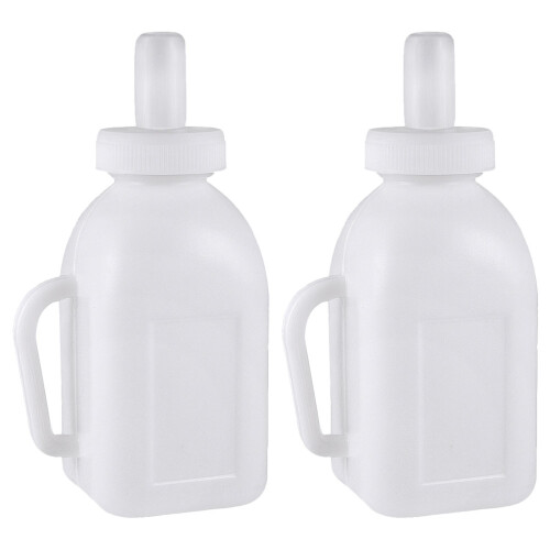 Set Lamb Feeding Bottles With Pacifiers For Calves And Small Animals