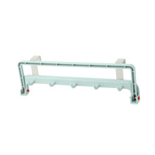 2 Pezzi Appendiabiti Pieghevole in Acciaio e ABS