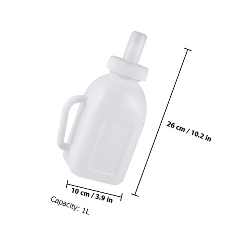 Set Lamb Feeding Bottles With Pacifiers For Calves And Small Animals 1