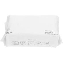 100Pcs Disposable Thick Facial Cleansing Towels Cotton Mesh White