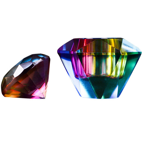Manicure Glass Octagonal Dappen Dish For Monomer Nail Art Tool