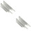 12 Pcs Stainless Steel Ruler Set For Engineering School Office Use 6