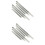 12 Pcs Stainless Steel Ruler Set For Engineering School Office Use 5