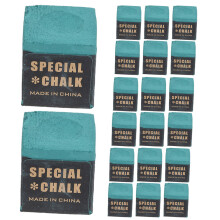 24Pcs Pool Cue Chalk Cubes Table Billiard Supplies