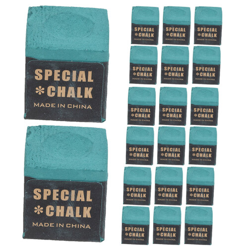 24Pcs Pool Cue Chalk Cubes Table Billiard Supplies