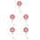 5Pcs Portable Double Sided Flashing Baton Battery Powered 8