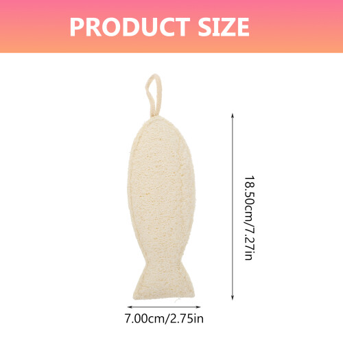 1 Pc Loofah Back Scrubber Soft Bathing Towel 2