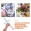 4 Pcs Easter Iron Wreath Frames Cross Shaped Garland Making Supplies 8