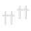 4 Pcs Easter Iron Wreath Frames Cross Shaped Garland Making Supplies 9