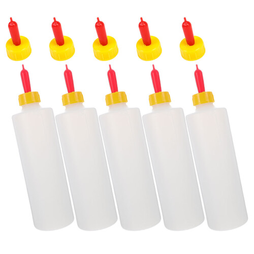 20 Sets Lamb Feeding Bottles With Pacifiers For Goat Milk Nursing 2
