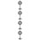 4Pcs Standing Crucifix With Base Metal Catholic Cross Statue Decor 10