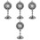 4Pcs Standing Crucifix With Base Metal Catholic Cross Statue Decor 5