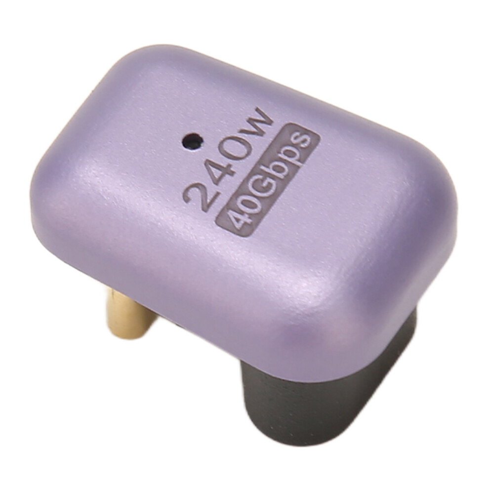 Type C Female To Male Adapter 40Gbps 240W Aluminium 8K 180 For Phone Laptop Pc 9401351954898