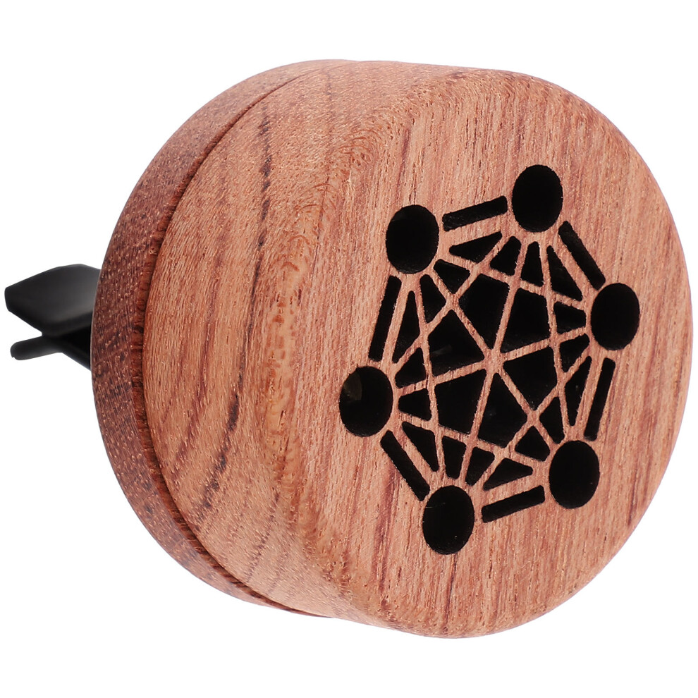 2Pcs Wooden Car Interior Aroma Diffuser For Essential Oil Vents 031409046702