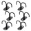 12 Pcs Simple Cup Holders For Wine Glasses Kitchen Storage Organizers 2