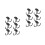 12 Pcs Simple Cup Holders For Wine Glasses Kitchen Storage Organizers 4