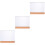 3Pcs Acrylic Desktop Sign Holders For Paper Display A5 Style 5