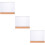 3Pcs Acrylic Desktop Sign Holders For Paper Display A5 Style 9