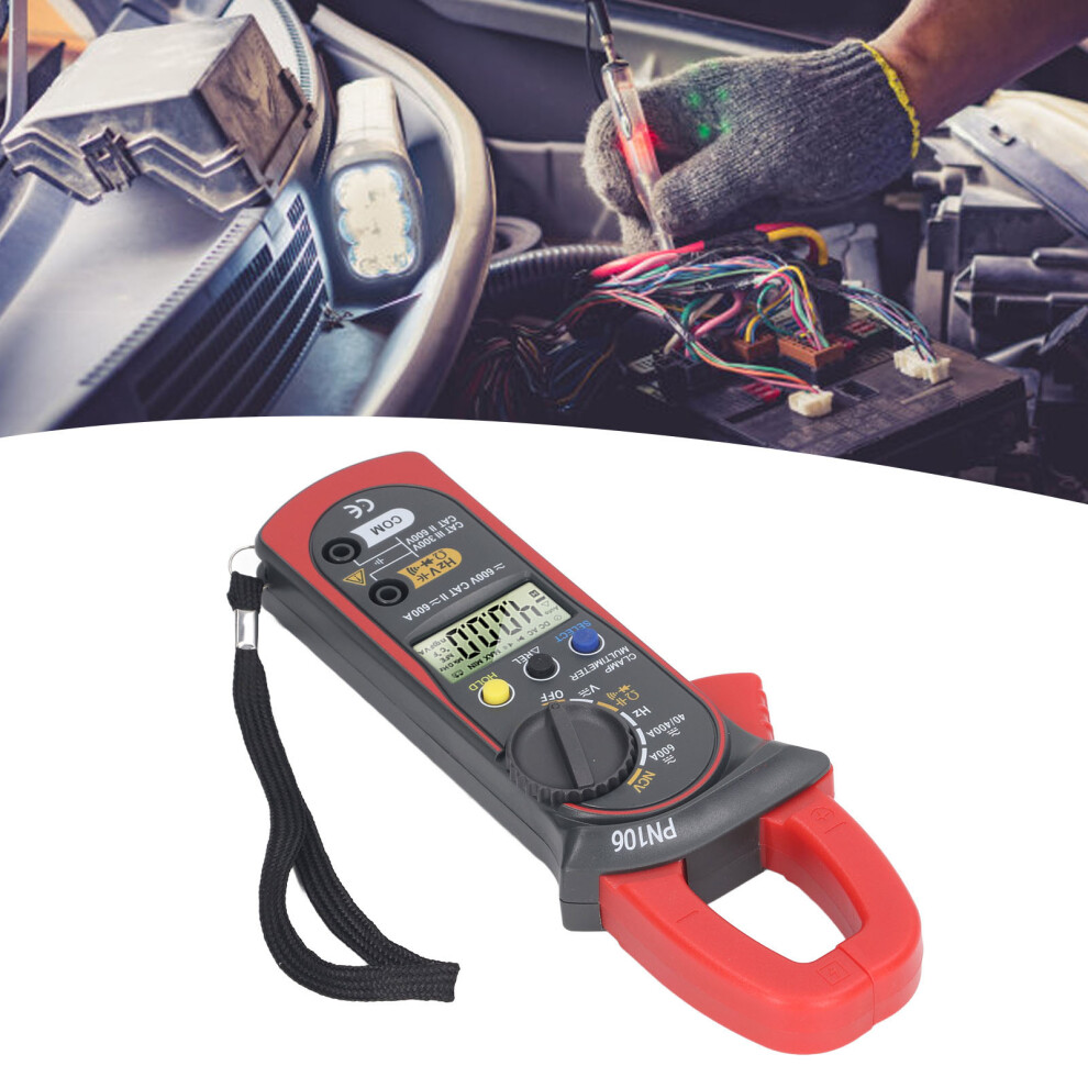 Digital Clamp Meter Pn106 40A-600A Lcd High Accuracy Multifunction 9321351956138