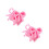 40Pièces Marqueurs Verres Rose Réutilisables 9