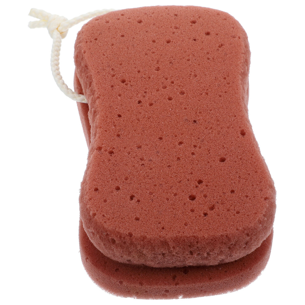 Vaguelly 2Pcs Bath Sponge Shower Scrubber Exfoliating Pouf For Women And Men