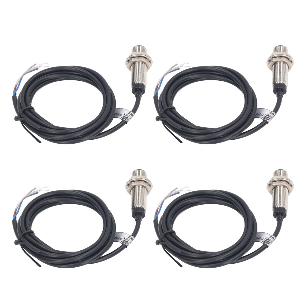 4 Set Inductive Proximity Switch 12Mm, Npn, Nc, 6-36Vdc 7671351956679