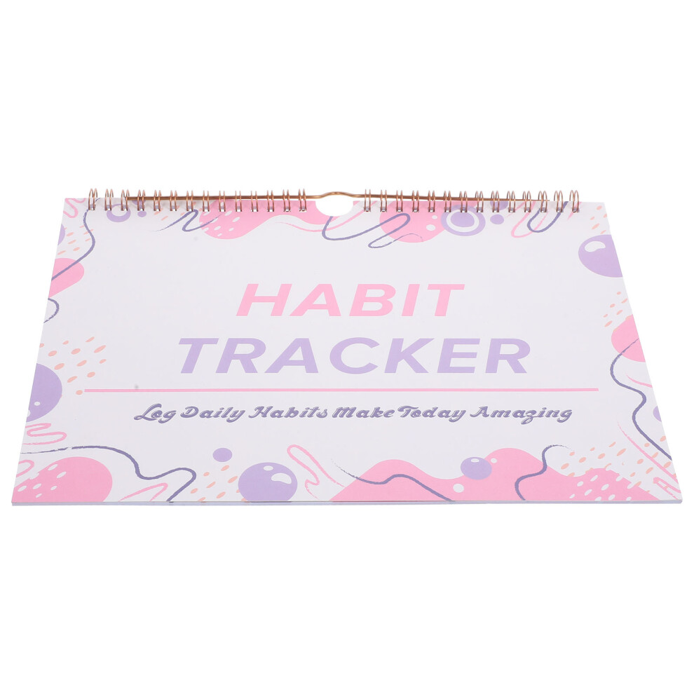 Photos - Notebook 5Pcs English Spiral Monthly Habit Tracker Journal Planner
