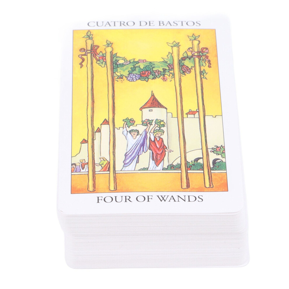 Tarot Deck Cards Spanish Knight Coated Paper Interactive Board Game for Beginners & Experts-image-OPC-PKX2V7Z-NEW