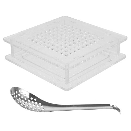 5 Sets Molecular Gastronomy Maker Box Tool For Caviar Dispenser Spoon