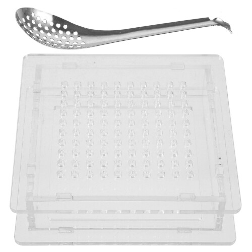 5 Sets Molecular Gastronomy Maker Box Tool For Caviar Dispenser Spoon 1