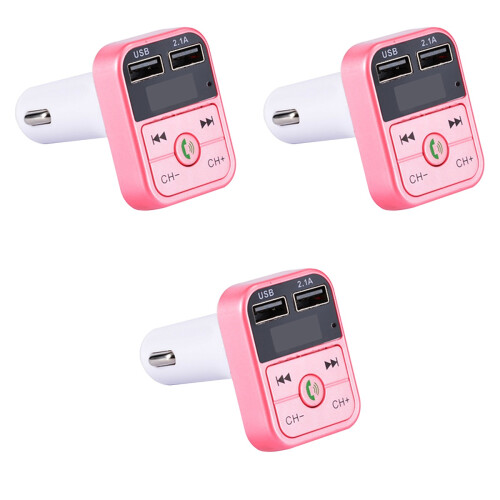 3Pcs Display Mp3 Player For Vehicle With Usb Charge Hands Free 2