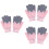 3Pièces Tricotés Rose Pour Hiver 6