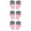 3Pièces Tricotés Rose Pour Hiver 8