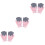 3Pièces Tricotés Rose Pour Hiver 5