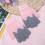3Pièces Tricotés Rose Pour Hiver 11