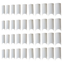 1500 Pcs U Shaped Ballerina Fake Nails Long Full Cover White