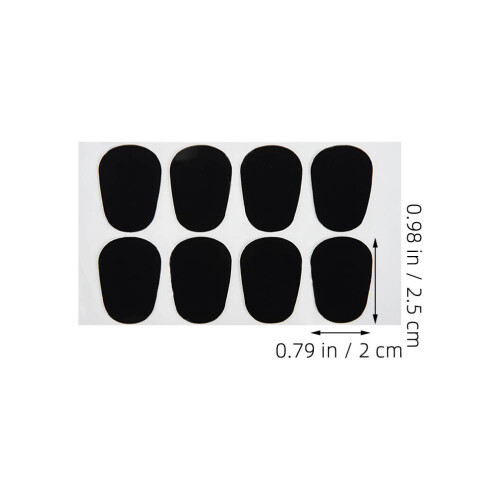 60Pièces Silicone Noir Pour Saxophone Et Clarinette 1