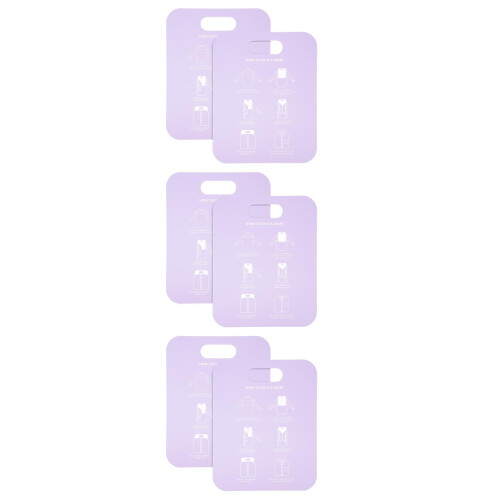 6 Pcs Professional Shirt Cardboard Clothes Folding Board 1