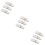 18 Pcs Plastic Curtain Wall Hooks Sticky Decoration 10