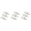 18 Pcs Plastic Curtain Wall Hooks Sticky Decoration 5