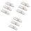 18 Pcs Plastic Curtain Wall Hooks Sticky Decoration 4