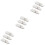 18 Pcs Plastic Curtain Wall Hooks Sticky Decoration 6