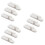 18 Pcs Plastic Curtain Wall Hooks Sticky Decoration 8