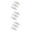 18 Pcs Plastic Curtain Wall Hooks Sticky Decoration 9